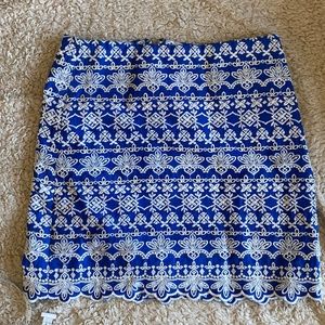 The loft mini skirt size 0